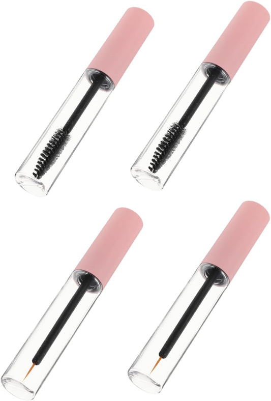 3Sets Refillable Mascara Tubes Pet Empty Shadow Tip Liner Container for Women 4Pcs*3